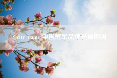 宣汉中国冠军品牌是真的吗
