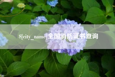 宣汉全国消防证书查询