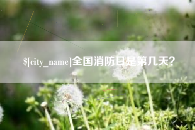 宣汉全国消防日是第几天？