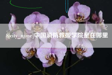 宣汉中国消防救援学院是在哪里