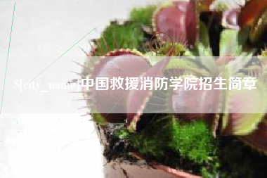宣汉中国救援消防学院招生简章