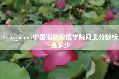 宣汉中国消防救援学院河北分数线是多少