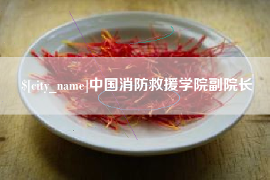 宣汉中国消防救援学院副院长