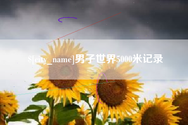 宣汉男子世界5000米记录