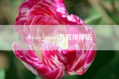 宣汉九宫排除法