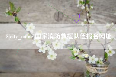 宣汉国家消防救援队伍报名网址