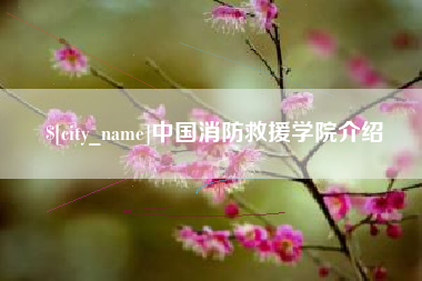 宣汉中国消防救援学院介绍