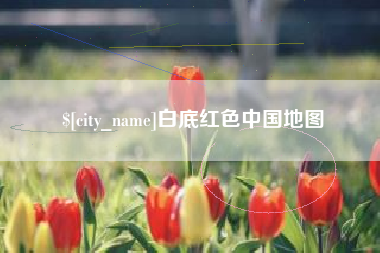 宣汉白底红色中国地图