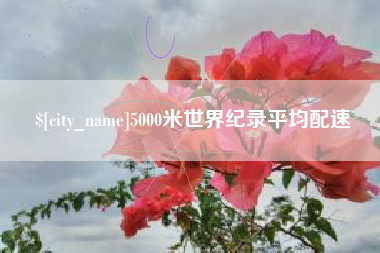 宣汉5000米世界纪录平均配速