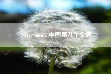 宣汉中国第九个金牌
