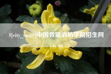 宣汉中国救援消防学院招生网