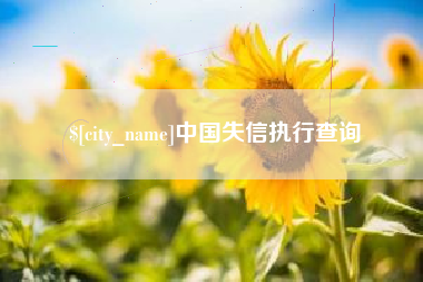 宣汉中国失信执行查询