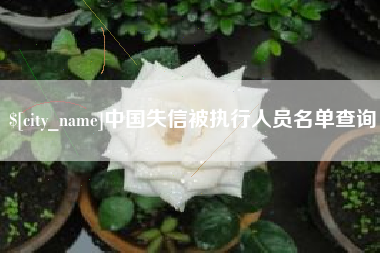 宣汉中国失信被执行人员名单查询