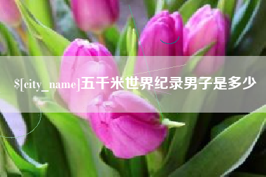 宣汉五千米世界纪录男子是多少