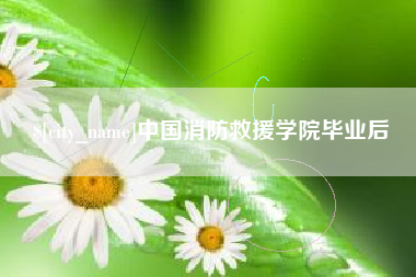 宣汉中国消防救援学院毕业后
