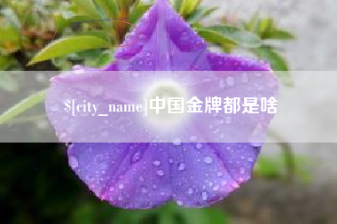 宣汉中国金牌都是啥