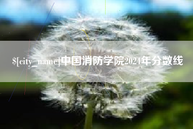 宣汉中国消防学院2024年分数线