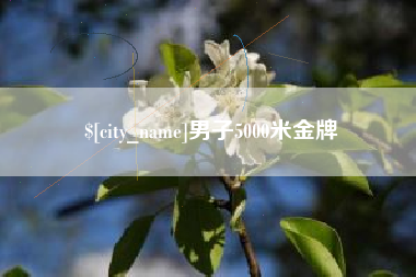 宣汉男子5000米金牌