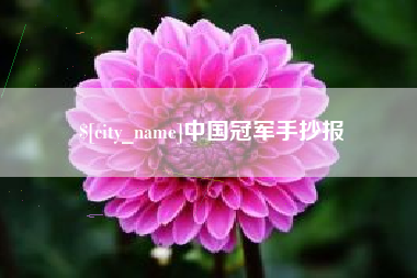 宣汉中国冠军手抄报