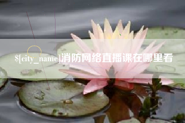 宣汉消防网络直播课在哪里看