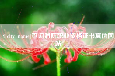 宣汉查询消防职业资格证书真伪网站