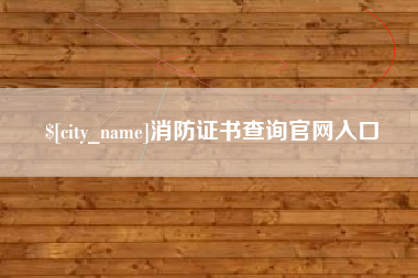 宣汉消防证书查询官网入口