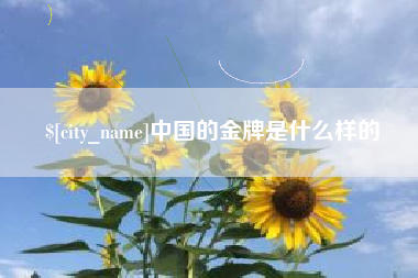 宣汉中国的金牌是什么样的
